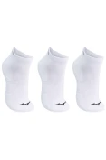 MEIA MIZUNO CRONOS CANO BAIXO KIT COM 3 PARES UNISSEX - Branco