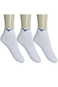 MEIA MIZUNO CRONOS FIT PACOTE COM 3 PARES - Branco