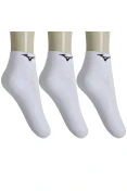 MEIA MIZUNO CRONOS FIT PACOTE COM 3 PARES - Branco