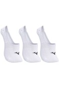 MEIA MIZUNO CRONOS INVISÍVEL KIT COM 3 PARES UNISSEX - Branco