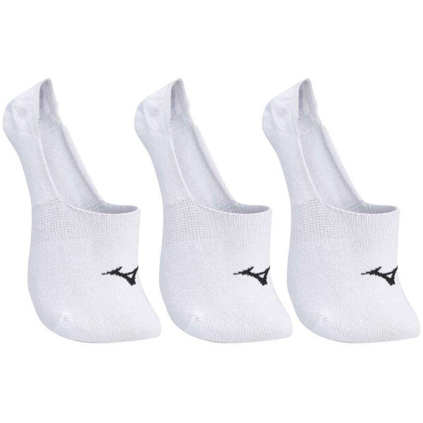 MEIA MIZUNO CRONOS INVISÍVEL KIT COM 3 PARES UNISSEX - Branco