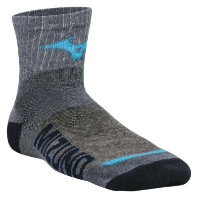 MEIA MIZUNO PERFORMANCE CANO MÉDIO UNISSEX - Azul