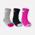 MEIA NEW BALANCE CANO ALTO PACOTE COM 3 INFANTIL 29-32 - Pink/preto MEIA NEW BALANCE CANO ALTO PACOTE COM 3 INFANTIL 29-32 - Pink/preto