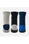 MEIA NEW BALANCE CANO ALTO PCT/3 INF 25-28 - Cinza/marinho MEIA NEW BALANCE CANO ALTO PCT/3 INF 25-28 - Cinza/marinho