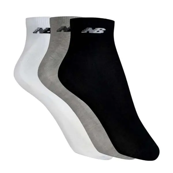 MEIA NEW BALANCE CANO CURTO PCT/3 34/38 - Colorido
