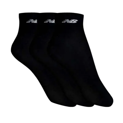 MEIA NEW BALANCE CANO CURTO PCT/3 34/38 - Preto