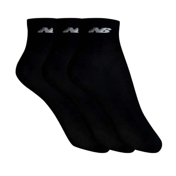 MEIA NEW BALANCE CANO CURTO PCT/3 34/38 - Preto