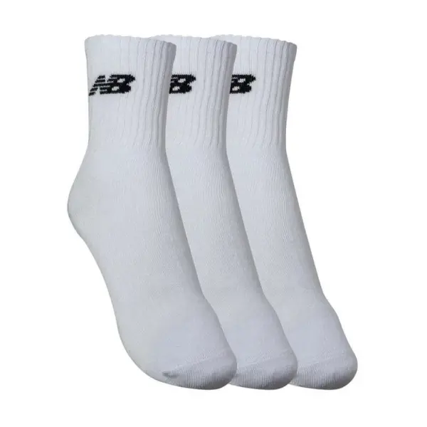 MEIA NEW BALANCE CANO LONGO PCT/3 34/38 - Branco