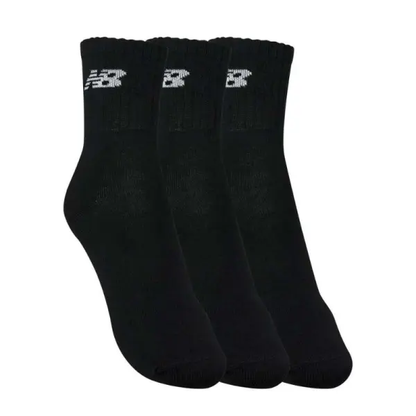 MEIA NEW BALANCE CANO LONGO PCT/3 34/38 - Preto
