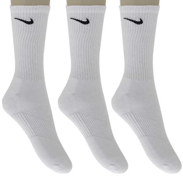 MEIA NIKE CUSHION CREW PACOTE COM 3 PARES - Branco MEIA NIKE CUSHION CREW PACOTE COM 3 PARES - Branco