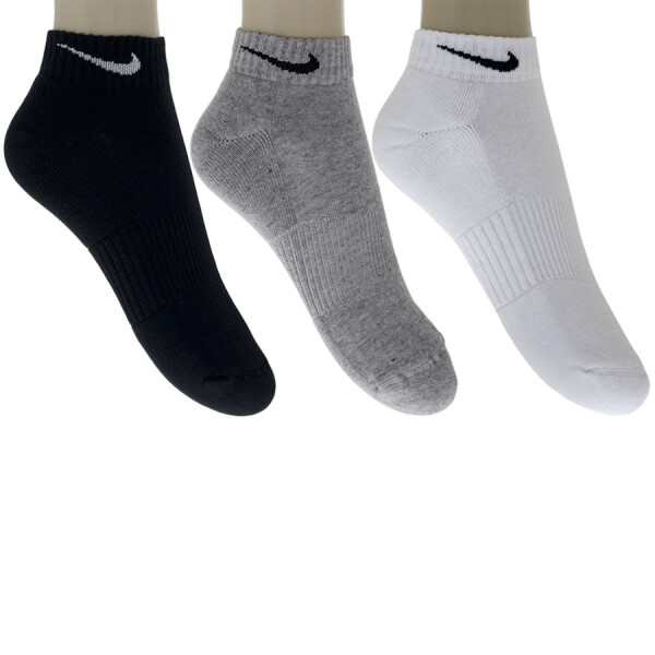 MEIA NIKE CUSHION LOW CUT PACOTE COM 3 - Colorido
