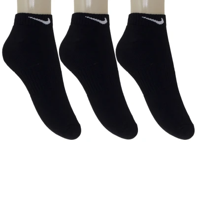 MEIA NIKE CUSHION LOW CUT PACOTE COM 3 - Preto MEIA NIKE CUSHION LOW CUT PACOTE COM 3 - Preto