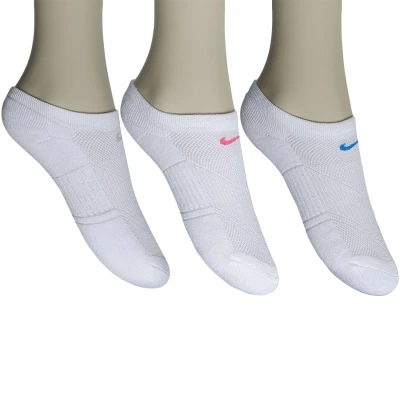 MEIA NIKE CUSHION NO SHOW PACOTE COM 3 - Branco