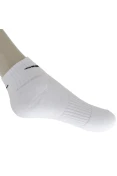 MEIA NIKE CUSHION QUARTER PACOTE COM 3 - Branco/preto