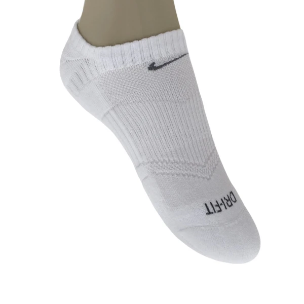 MEIA NIKE DRI-FIT COTTON CUSHION NO SHOW - Branco MEIA NIKE DRI-FIT COTTON CUSHION NO SHOW - Branco