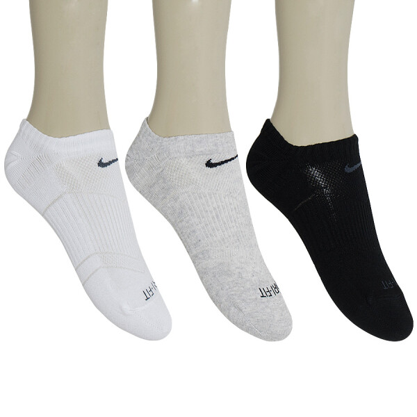MEIA NIKE DRI FIT LIGHTWEIGHT PACOTE COM 3 - Colorido