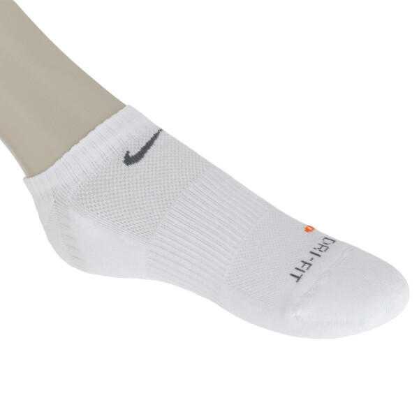 MEIA NIKE DRI-FIT SEM CANO - Branco