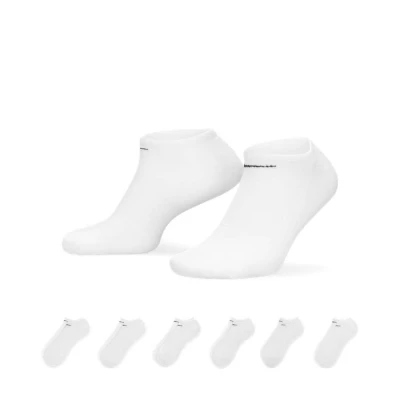 MEIA NIKE EVERYDAY CUSH PACOTE COM 6 UNIDADES - Branco