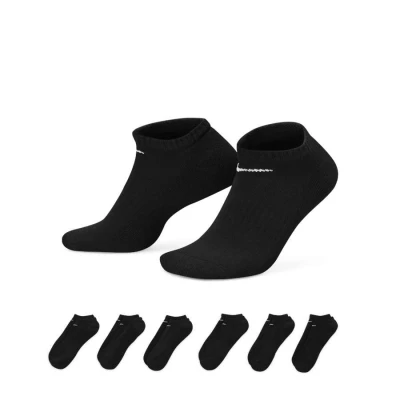 MEIA NIKE EVERYDAY CUSH PACOTE COM 6 UNIDADES - Preto