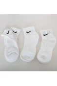 MEIA NIKE EVERYDAY CUSHION ANKLE PACOTE COM 3 PARES - Branco