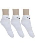 MEIA NIKE EVERYDAY CUSHION ANKLE PACOTE COM 3 PARES - Branco