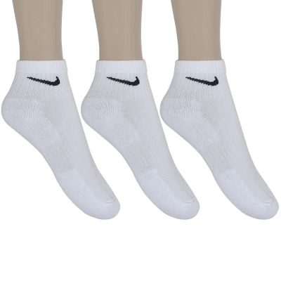 MEIA NIKE EVERYDAY CUSHION ANKLE PACOTE COM 3 PARES - Branco