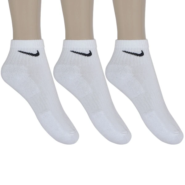 MEIA NIKE EVERYDAY CUSHION ANKLE PACOTE COM 3 PARES - Branco