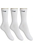 MEIA NIKE EVERYDAY CUSHION CREW PACOTE COM 3 - Branco