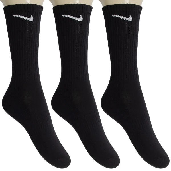 MEIA NIKE EVERYDAY CUSHION CREW PACOTE COM 3 - Preto