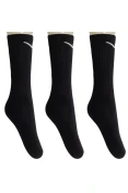 MEIA NIKE EVERYDAY CUSHION CREW PACOTE COM 3 - Preto