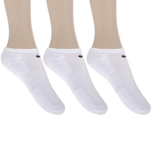 MEIA NIKE EVERYDAY CUSHION PACOTE COM 3 PARES - Branco