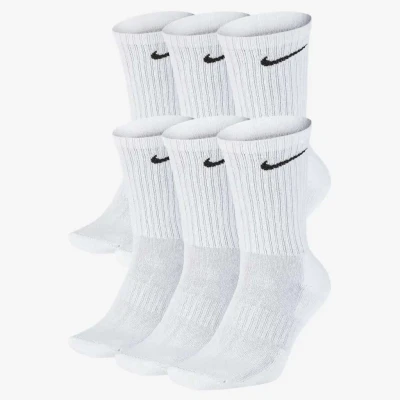 MEIA NIKE EVERYDAY CUSHIONED COM 6 PARES - Branco