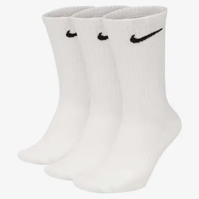MEIA NIKE EVERYDAY LTWT CREW 3 PARES - Branco
