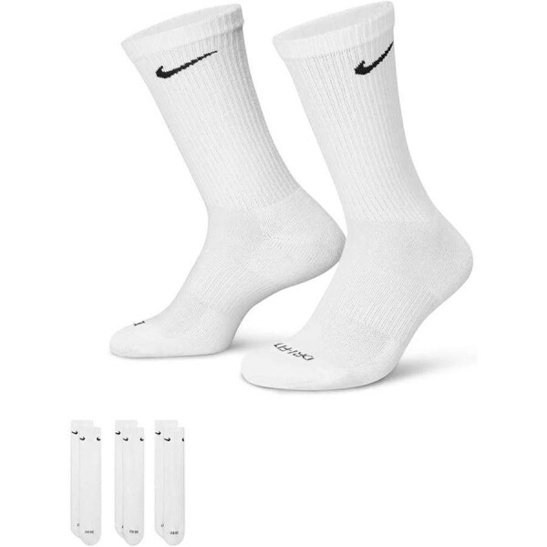 MEIA NIKE EVERYDAY PLUS 3 PARES UNISSEX - Branco