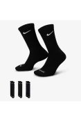MEIA NIKE EVERYDAY PLUS 3 PARES UNISSEX - Preto