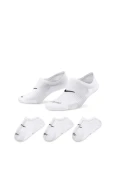 MEIA NIKE EVERYDAY PLUS CUSH FOOTIE PACOTE COM 3 UNIDADES - Branco