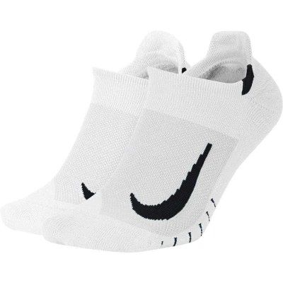 MEIA NIKE MLTPLIER NS COM 2 PARES - Branco