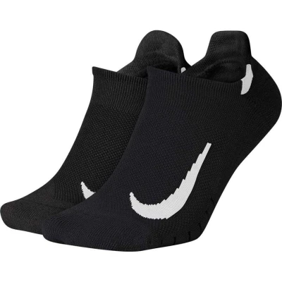 MEIA NIKE MLTPLIER NS COM 2 PARES - Preto