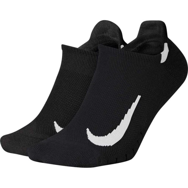 MEIA NIKE MLTPLIER NS COM 2 PARES - Preto