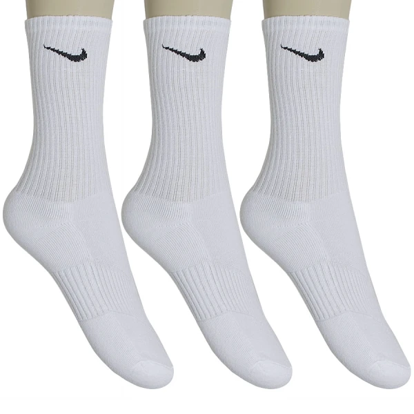 MEIA NIKE PERFORMANCE COTTON CANO ALTO INFANTIL PACOTE COM 3 - Branco MEIA NIKE PERFORMANCE COTTON CANO ALTO INFANTIL PACOTE COM 3 - Branco