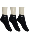 MEIA NIKE PERFORMANCE CUSHION PACOTE COM 3 - Preto