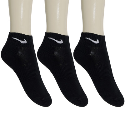 MEIA NIKE PERFORMANCE CUSHION PACOTE COM 3 - Preto
