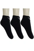 MEIA NIKE PERFORMANCE CUSHION PACOTE COM 3 - Preto