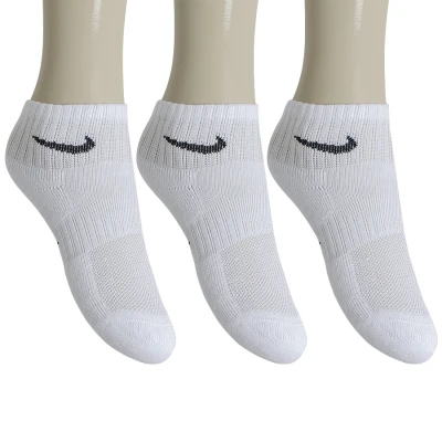 MEIA NIKE PERFORMANCE CUSHIONED CANO MÉDIO INFANTIL PACOTE COM 3 PARES - Branco