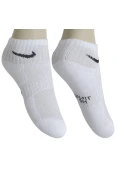 MEIA NIKE PERFORMANCE CUSHIONED CANO MÉDIO INFANTIL PACOTE COM 3 PARES - Branco