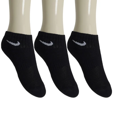 MEIA NIKE PERFORMANCE CUSHIONED CANO MÉDIO INFANTIL PACOTE COM 3 PARES - Preto