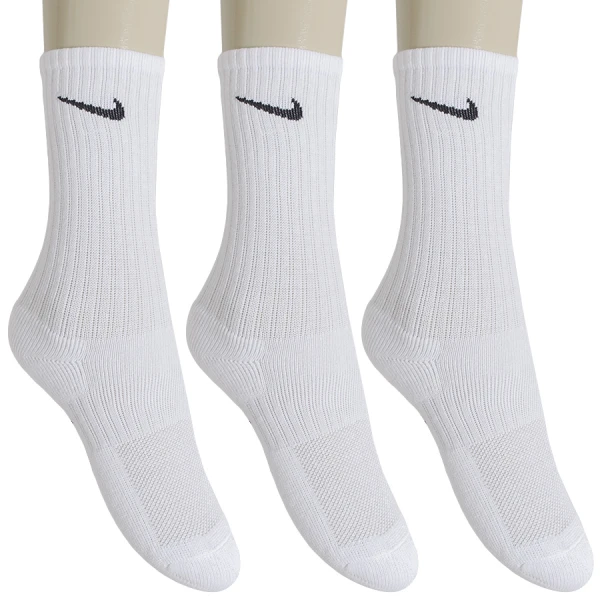 MEIA NIKE PERFORMANCE CUSHIONED CREW INFANTIL PACOTE COM 3 - Branco MEIA NIKE PERFORMANCE CUSHIONED CREW INFANTIL PACOTE COM 3 - Branco