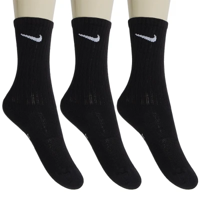 MEIA NIKE PERFORMANCE CUSHIONED CREW INFANTIL PACOTE COM 3 - Preto MEIA NIKE PERFORMANCE CUSHIONED CREW INFANTIL PACOTE COM 3 - Preto