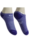 MEIA NIKE PERFORMANCE CUSHIONED SEM CANO INFANTIL PACOTE COM 3 - Pink/roxo