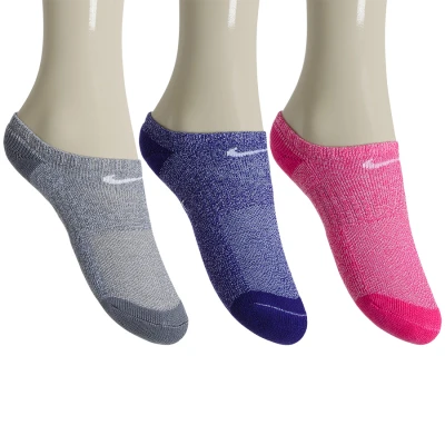 MEIA NIKE PERFORMANCE CUSHIONED SEM CANO INFANTIL PACOTE COM 3 - Pink/roxo MEIA NIKE PERFORMANCE CUSHIONED SEM CANO INFANTIL PACOTE COM 3 - Pink/roxo